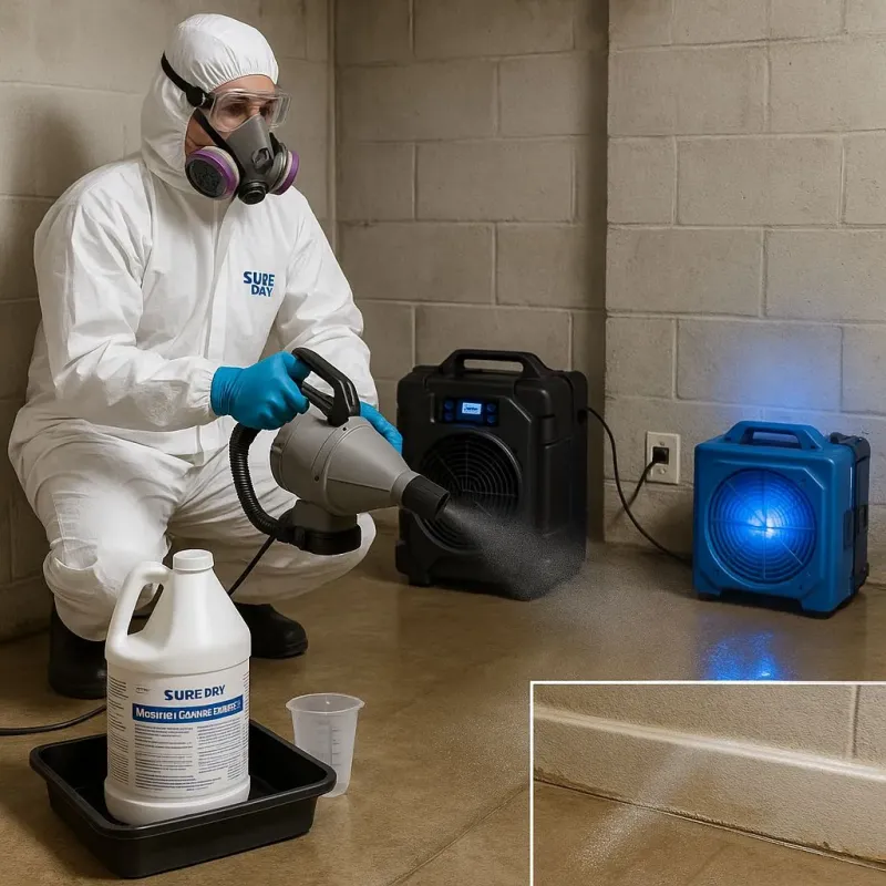 Sanitization and Odor Removal process in Dixon Lane-Meadow Creek, CA